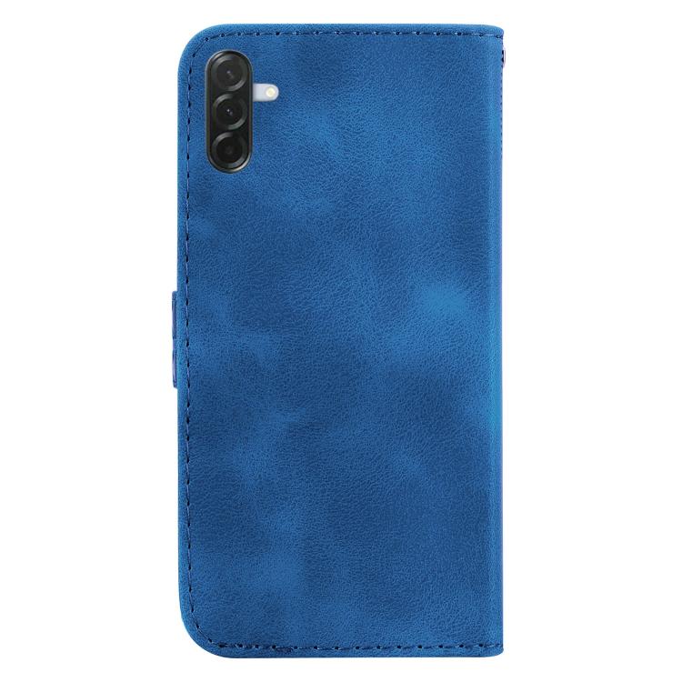 For Samsung Galaxy A57 5G Seven-shaped Embossed Leather Phone Case