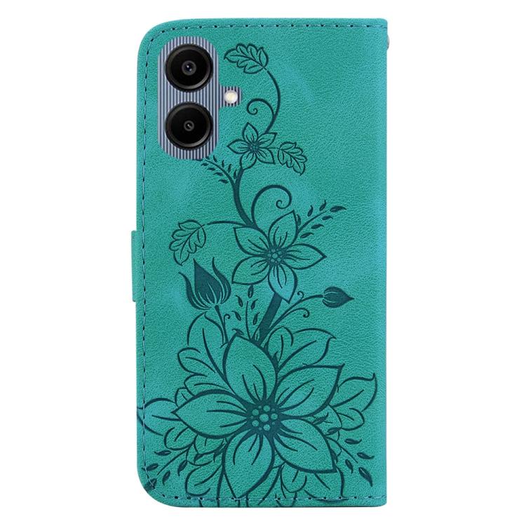For Galaxy A07 4G / A06 4G / 5G Lily Embossed Leather Phone Case