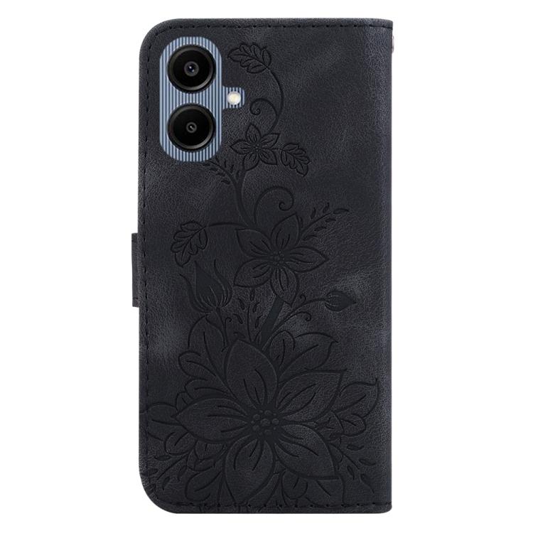 For Galaxy A07 4G / A06 4G / 5G Lily Embossed Leather Phone Case