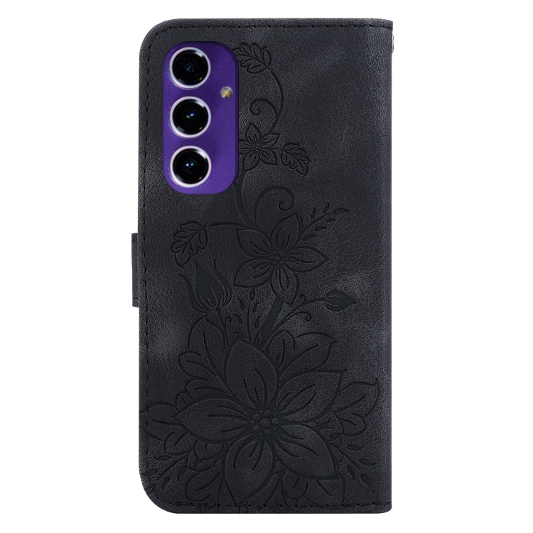 For Galaxy A16 5G Lily Embossed Leather Phone Case