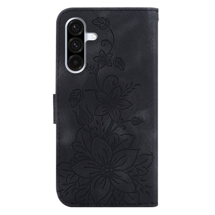 For Galaxy A26 5G Lily Embossed Leather Phone Case
