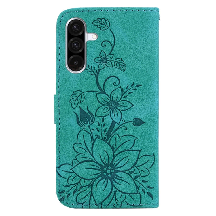 For Galaxy A36 5G / A56 5G Lily Embossed Leather Phone Case