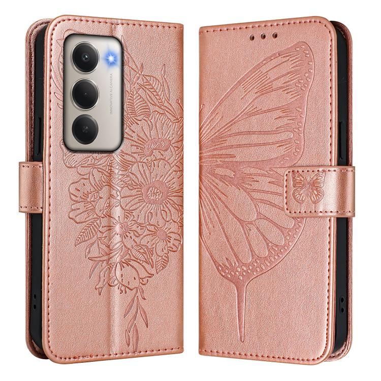 For Redmi 15 5G / 4G EU 171mm Embossed Butterfly Leather Phone Case