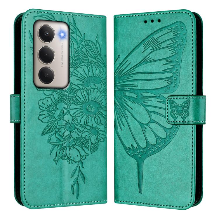 For Redmi 15 5G / 4G EU 171mm Embossed Butterfly Leather Phone Case