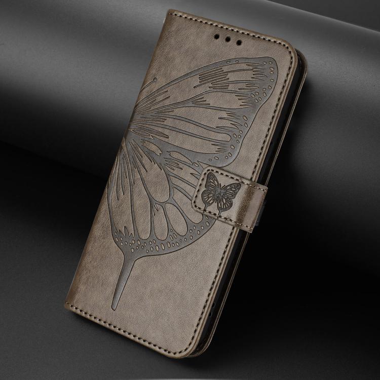 For Redmi 15 5G / 4G EU 171mm Embossed Butterfly Leather Phone Case
