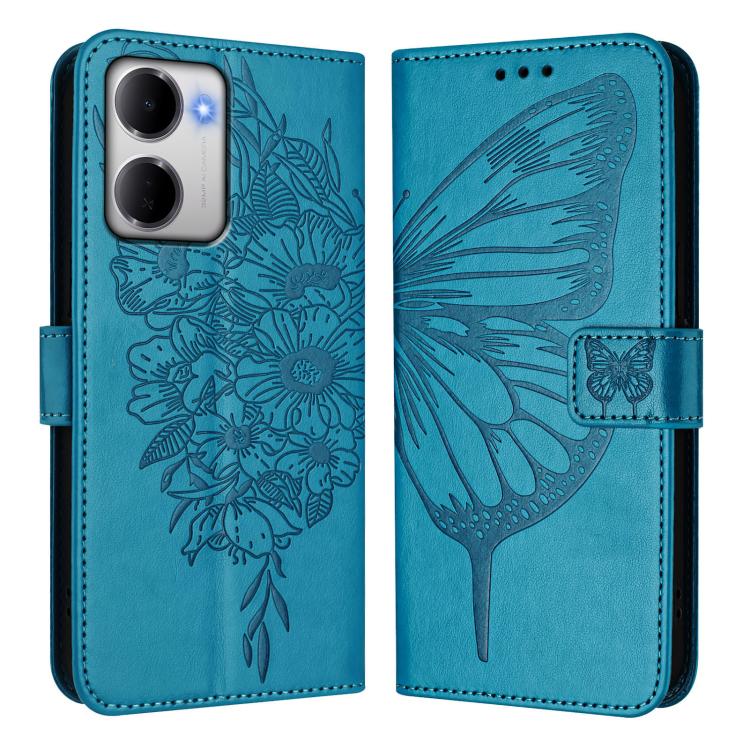 For Redmi 15a 5G Global Embossed Butterfly Leather Phone Case