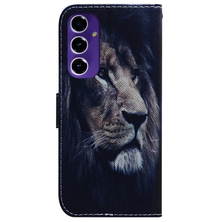 For Galaxy A16 5G Coloured Drawing Flip Leather Phone Case