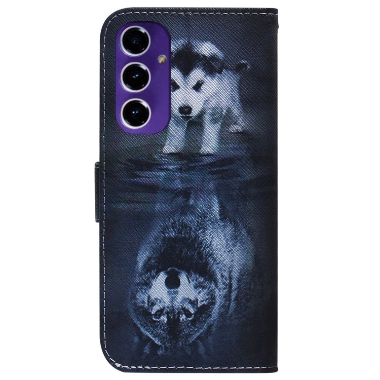 For Galaxy A16 5G Coloured Drawing Flip Leather Phone Case