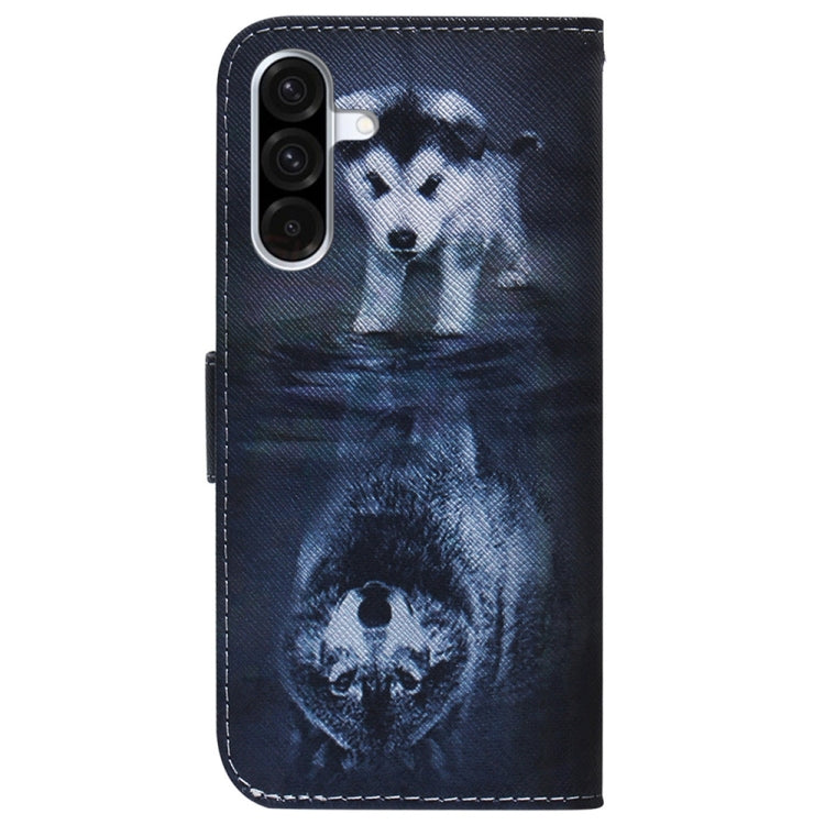 For Galaxy A26 5G Coloured Drawing Flip Leather Phone Case