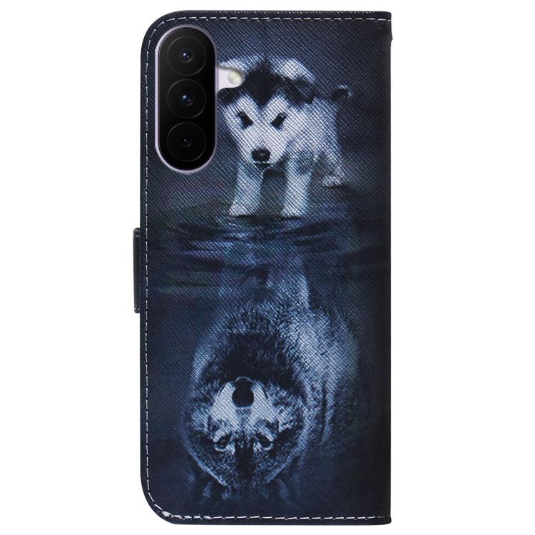 For Galaxy A27 5G Coloured Drawing Flip Leather Phone Case