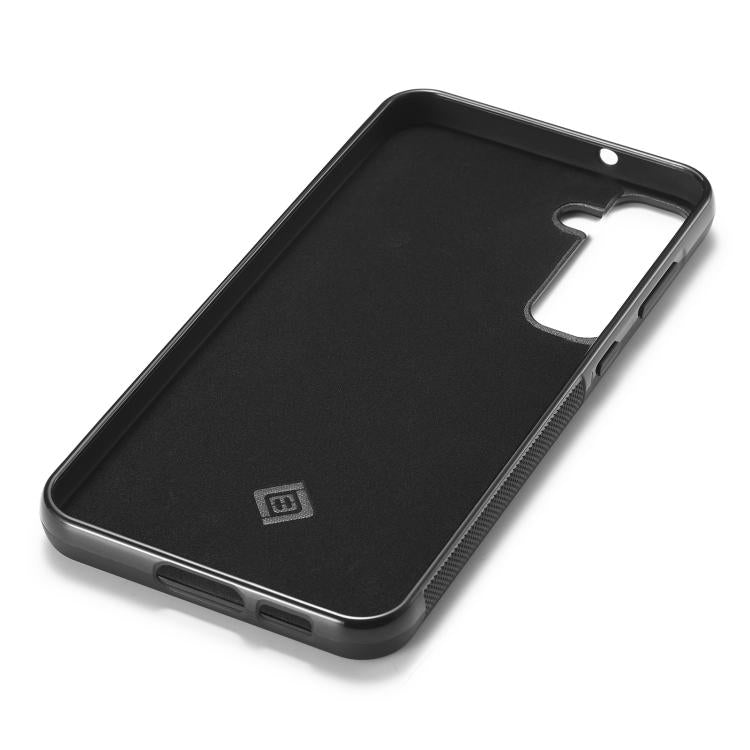 For Samsung Galaxy S26 5G LC.IMEEKE 3 in 1 Carbon Fiber Texture Shockproof Phone Case - Black