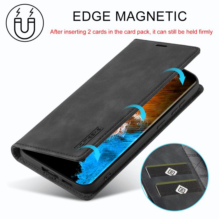 For Samsung Galaxy S25+ 5G LC.IMEEKE Strong Magnetism Microfiber Leather Phone Case