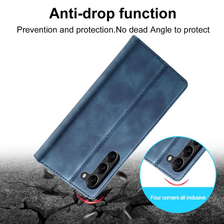 For Samsung Galaxy S25+ 5G LC.IMEEKE Strong Magnetism Microfiber Leather Phone Case