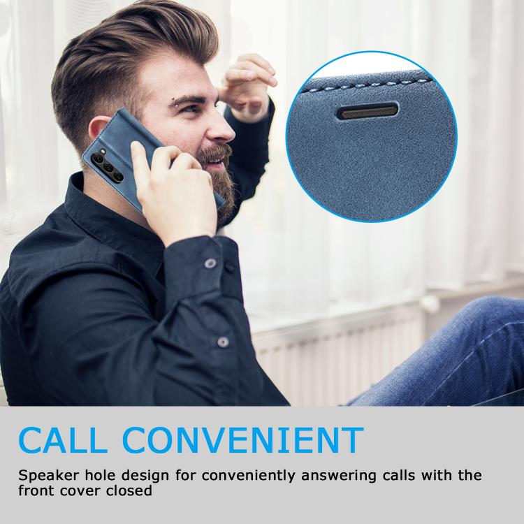 For Samsung Galaxy S25+ 5G LC.IMEEKE Strong Magnetism Microfiber Leather Phone Case