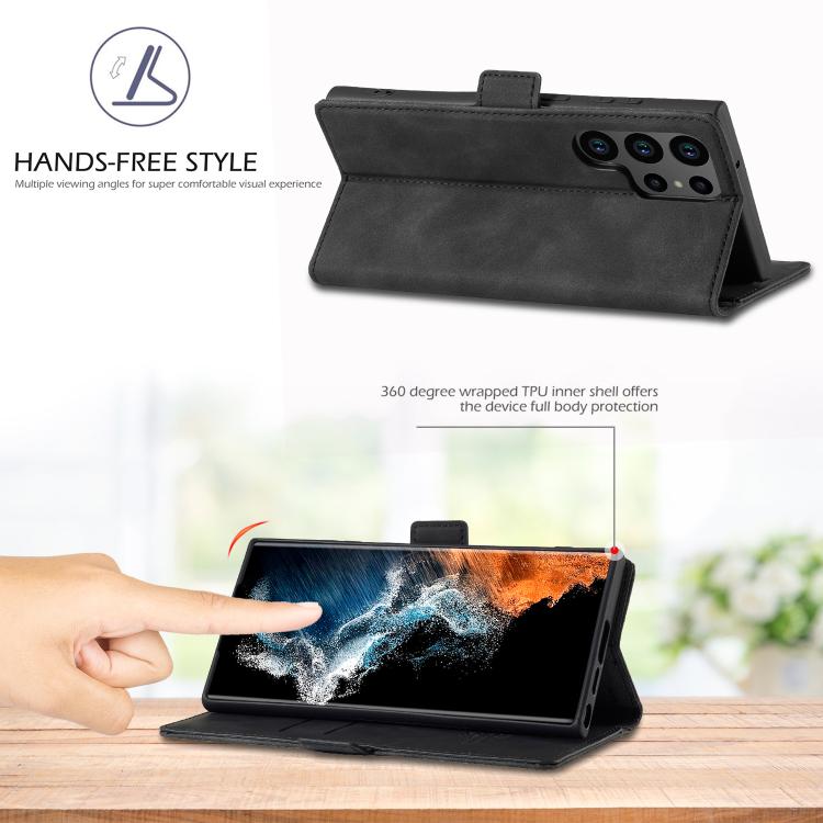 For Samsung Galaxy S25 Ultra 5G LC.IMEEKE Strong Magnetism Microfiber Leather Phone Case