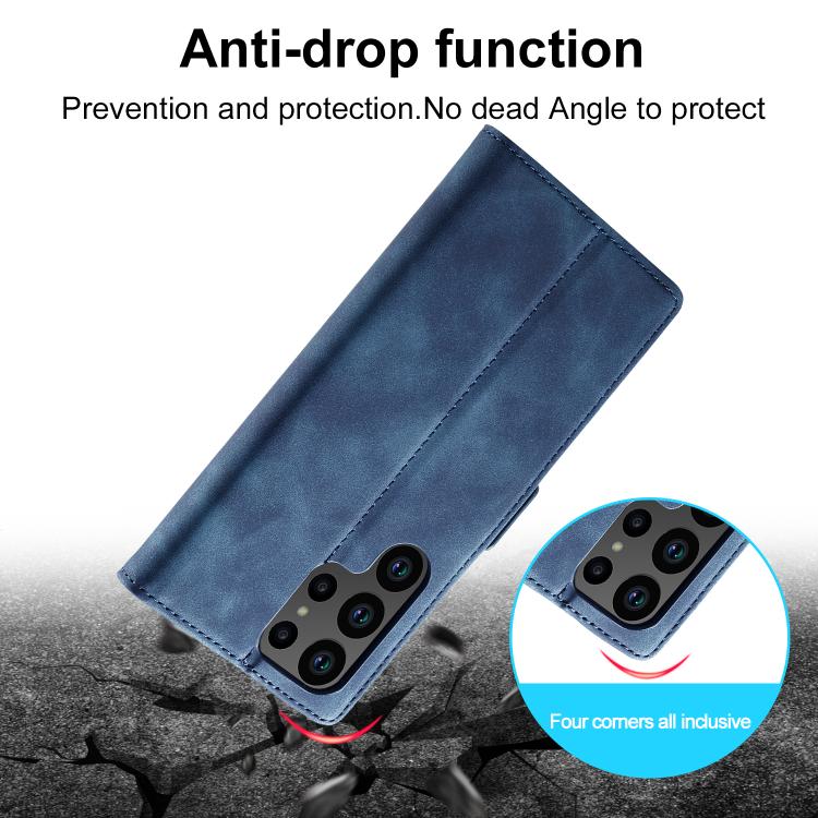 For Samsung Galaxy S25 Ultra 5G LC.IMEEKE Strong Magnetism Microfiber Leather Phone Case
