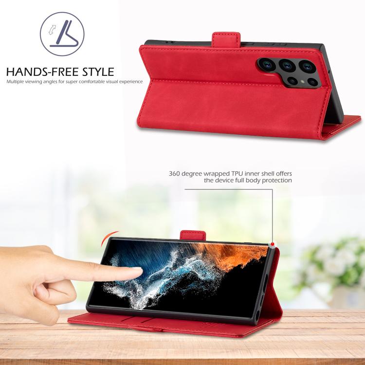 For Samsung Galaxy S26 Ultra 5G LC.IMEEKE Strong Magnetism Microfiber Leather Phone Case