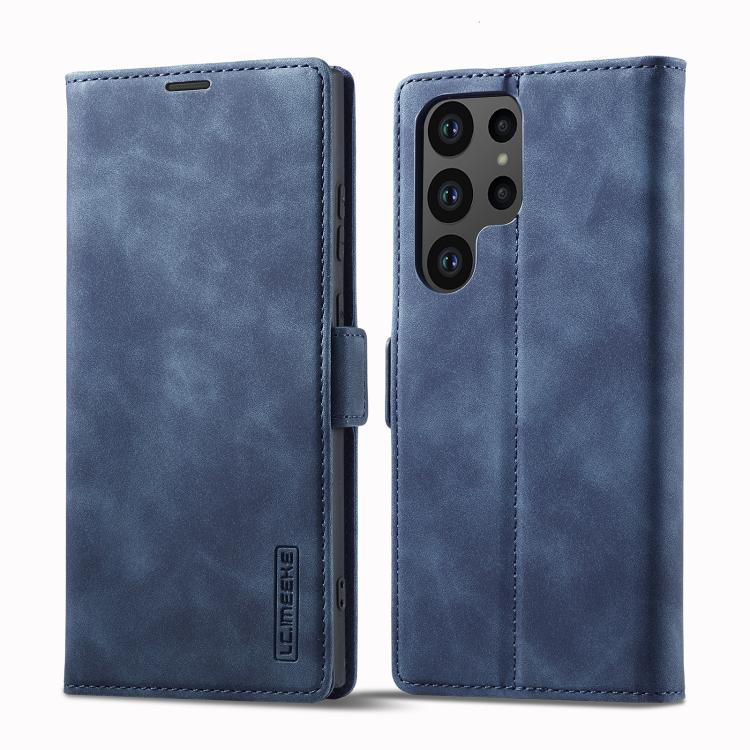 For Samsung Galaxy S26 Ultra 5G LC.IMEEKE Strong Magnetism Microfiber Leather Phone Case
