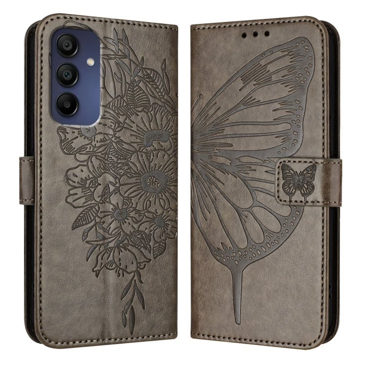 For Samsung Galaxy A16 5G Embossed Butterfly Leather Phone Case