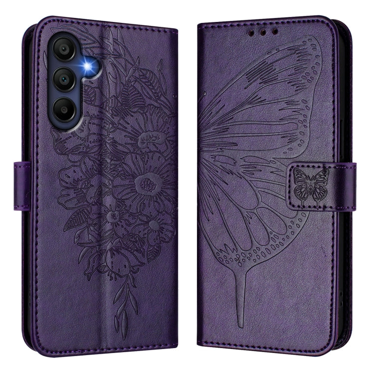 For Samsung Galaxy A26 5G Global Embossed Butterfly Leather Phone Case