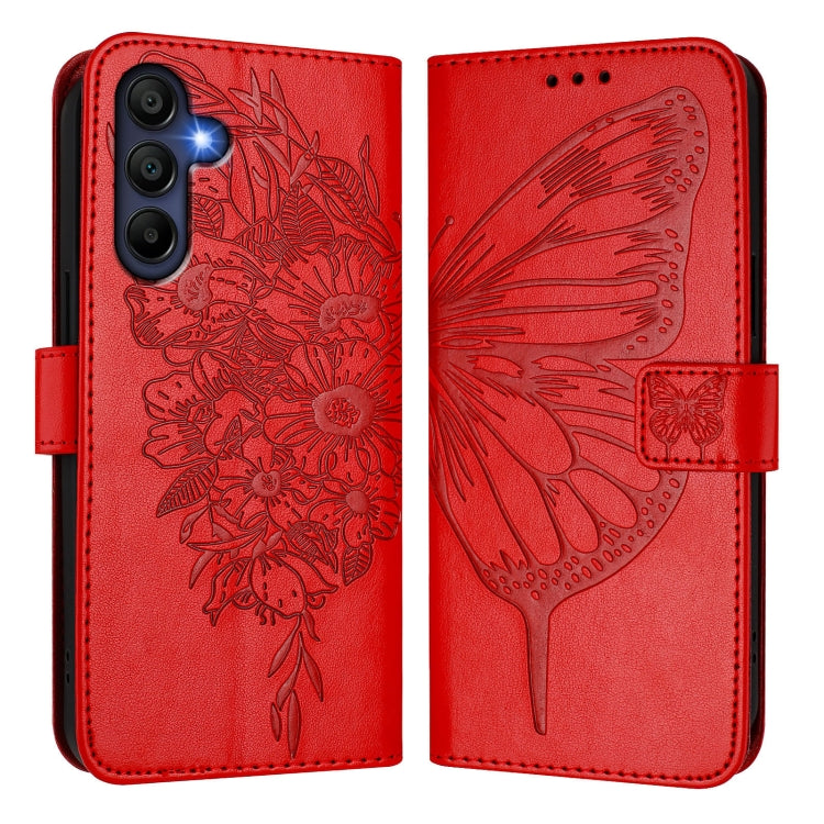 For Samsung Galaxy A26 5G Global Embossed Butterfly Leather Phone Case