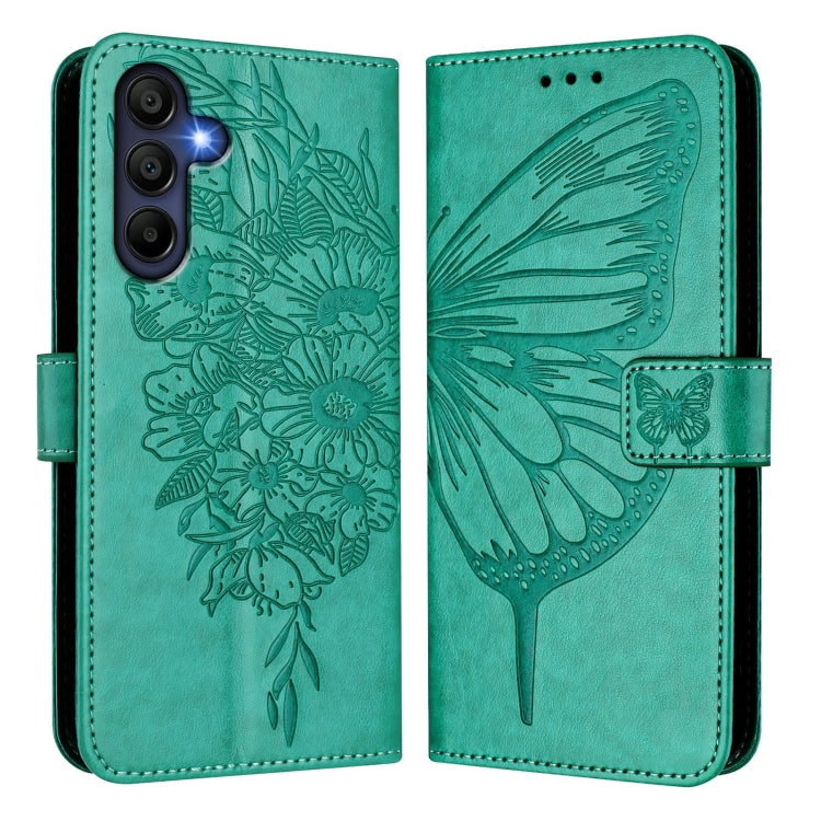 For Samsung Galaxy A26 5G Global Embossed Butterfly Leather Phone Case