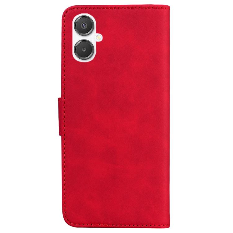 For Galaxy A25 5G / A25e JP Edition Skin Feel Pure Color Flip Leather Phone Case