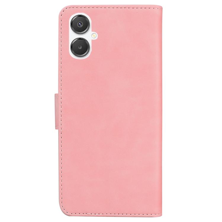 For Galaxy A25 5G / A25e JP Edition Skin Feel Pure Color Flip Leather Phone Case