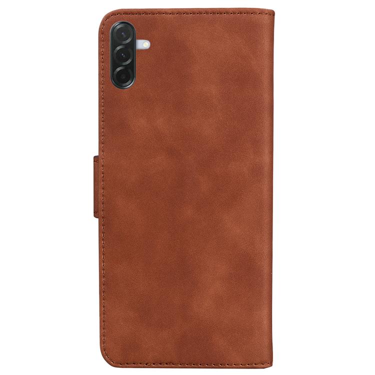 For Galaxy A57 5G Skin Feel Pure Color Flip Leather Phone Case