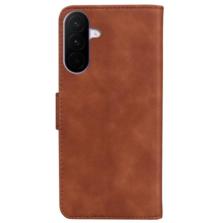 For Galaxy A27 5G Skin Feel Pure Color Flip Leather Phone Case