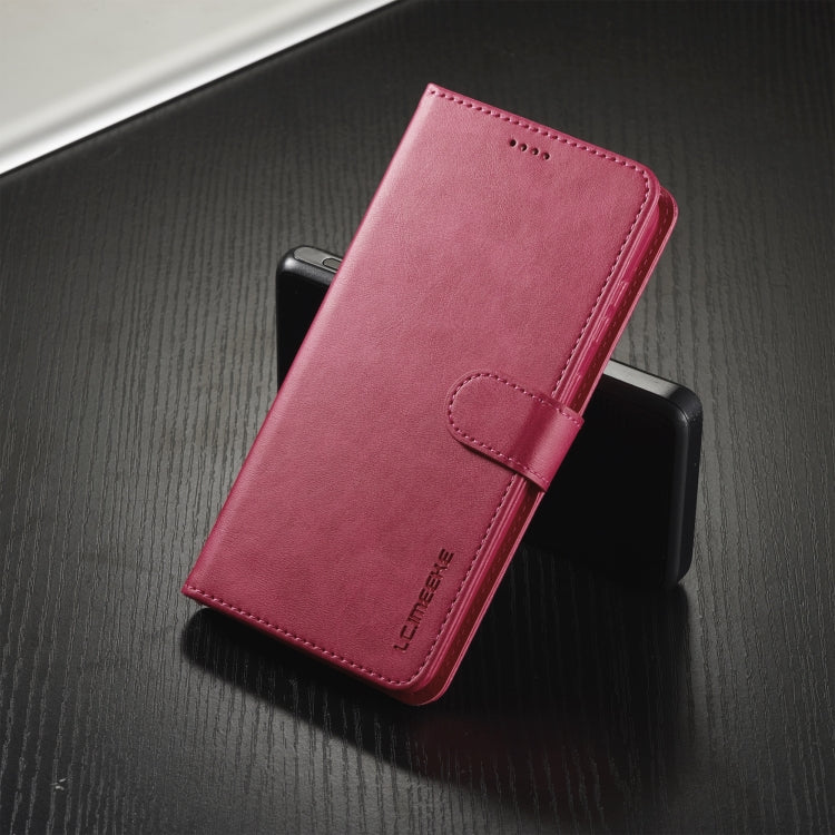 For Samsung Galaxy S25+ 5G LC.IMEEKE Calf Texture Leather Phone Case