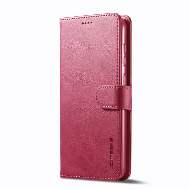 For Samsung Galaxy S25+ 5G LC.IMEEKE Calf Texture Leather Phone Case