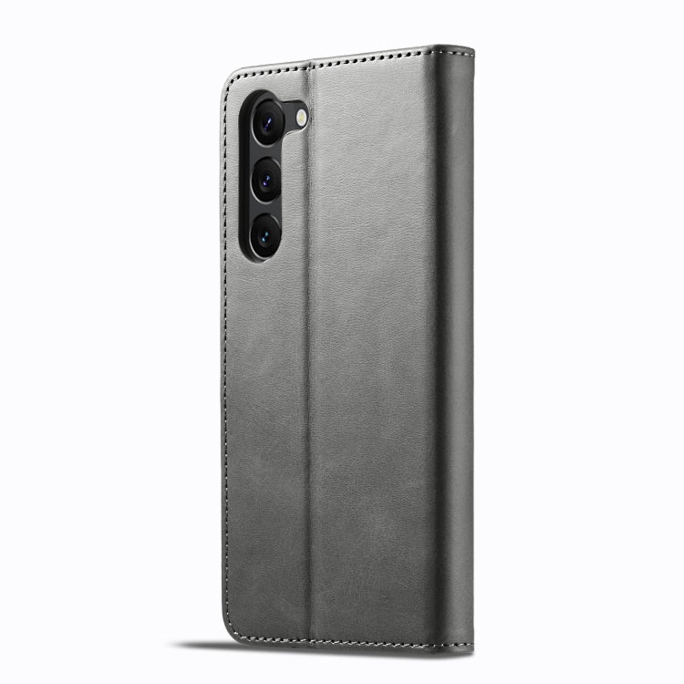 For Samsung Galaxy S25+ 5G LC.IMEEKE Calf Texture Leather Phone Case