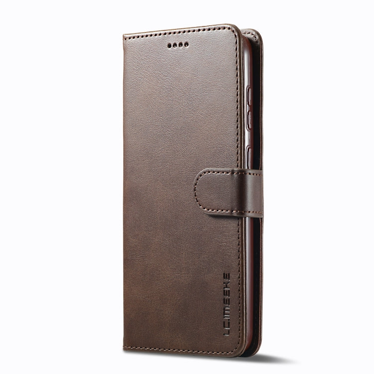 For Samsung Galaxy S25+ 5G LC.IMEEKE Calf Texture Leather Phone Case
