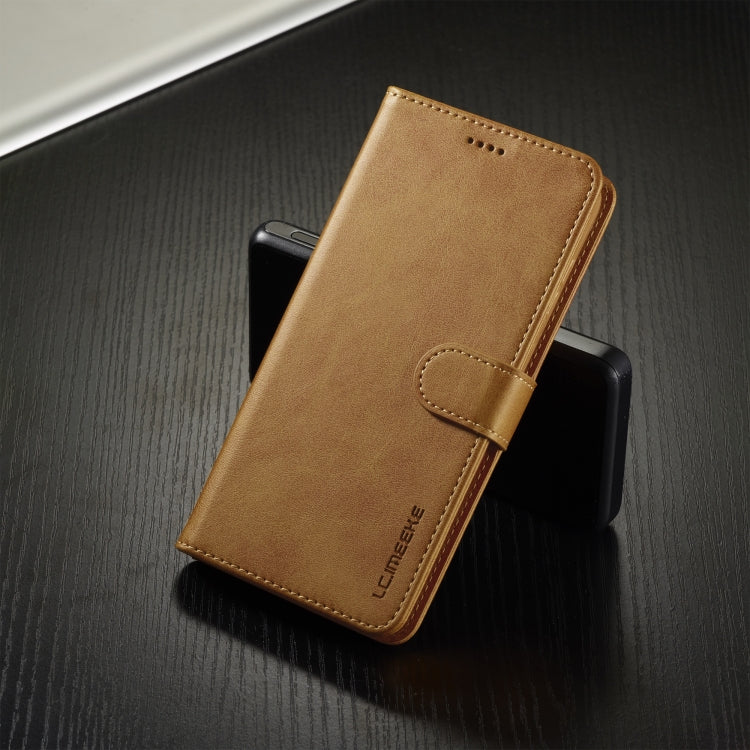 For Samsung Galaxy S25+ 5G LC.IMEEKE Calf Texture Leather Phone Case