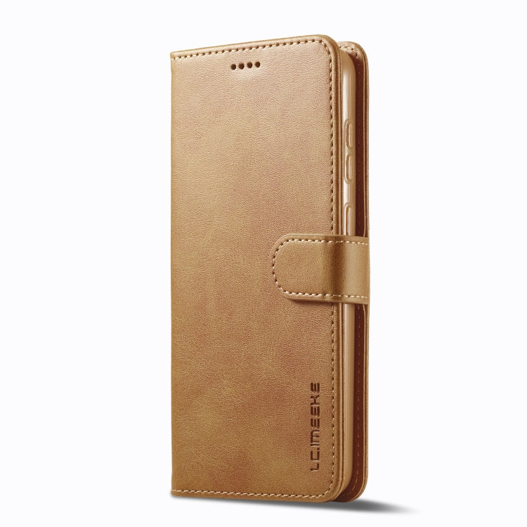 For Samsung Galaxy S25+ 5G LC.IMEEKE Calf Texture Leather Phone Case
