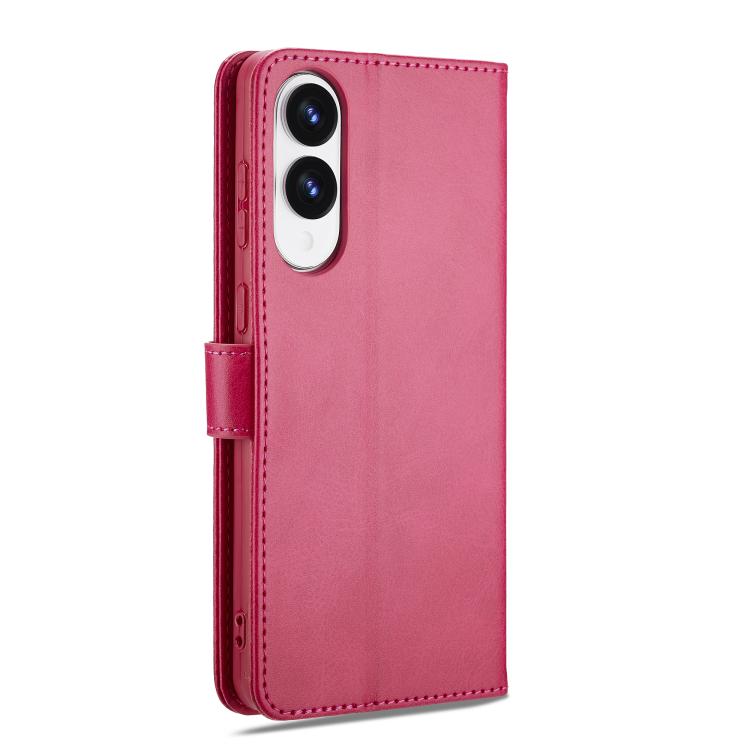 For Samsung Galaxy S25 Edge 5G LC.IMEEKE Calf Texture Leather Phone Case