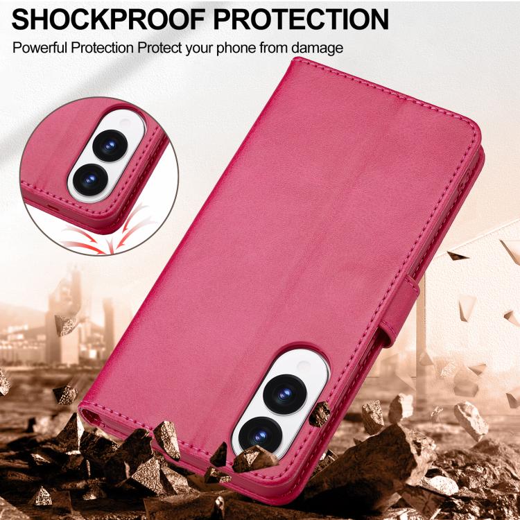 For Samsung Galaxy S25 Edge 5G LC.IMEEKE Calf Texture Leather Phone Case