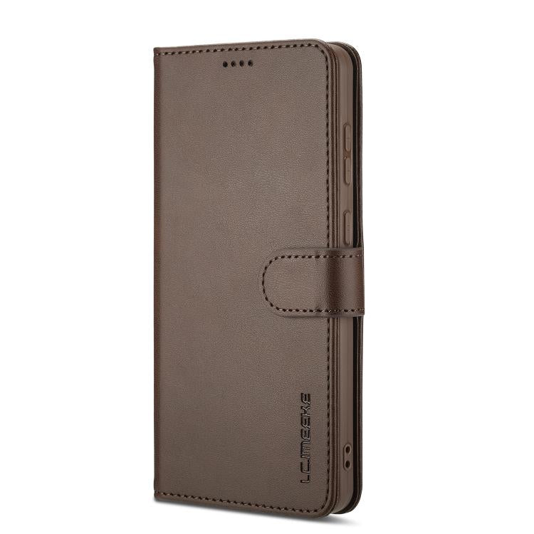 For Samsung Galaxy S25 Edge 5G LC.IMEEKE Calf Texture Leather Phone Case