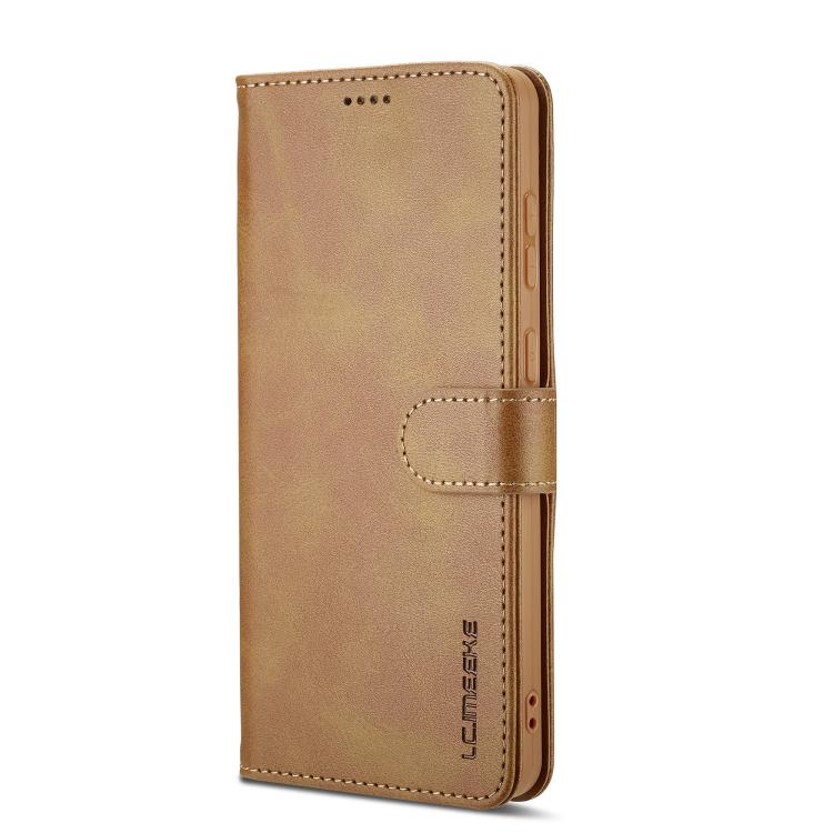 For Samsung Galaxy S25 Edge 5G LC.IMEEKE Calf Texture Leather Phone Case