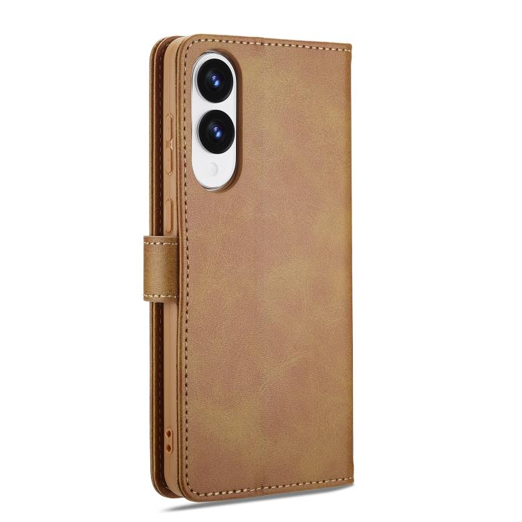 For Samsung Galaxy S25 Edge 5G LC.IMEEKE Calf Texture Leather Phone Case