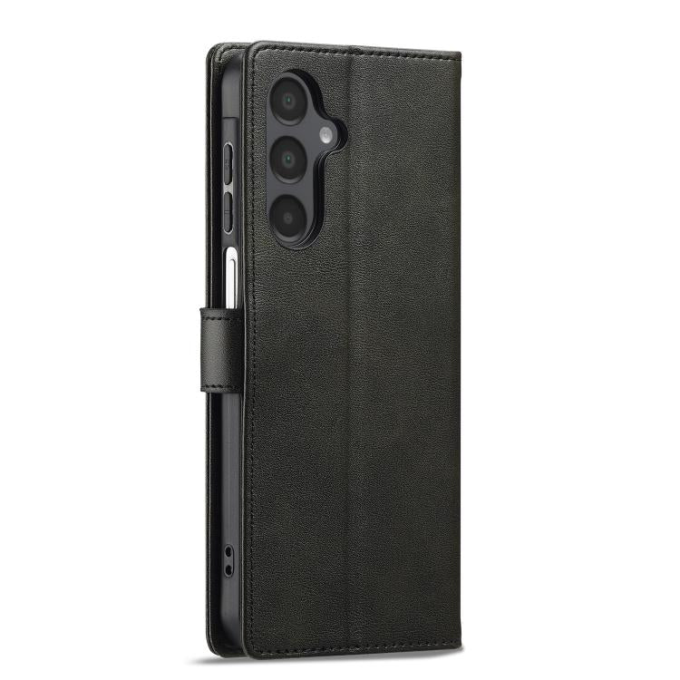 For Samsung Galaxy S25 FE 5G LC.IMEEKE Calf Texture Leather Phone Case