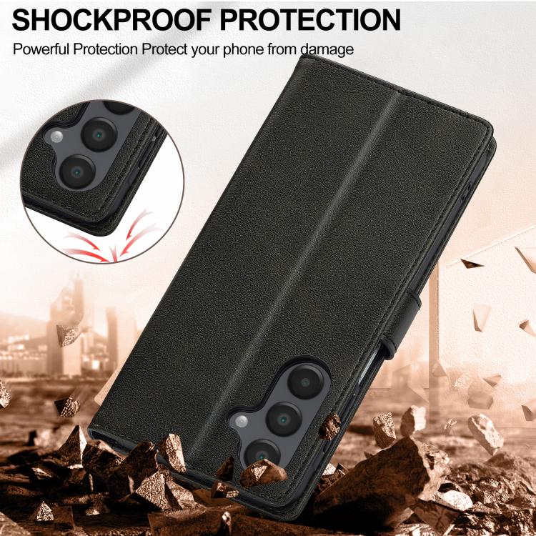 For Samsung Galaxy S25 FE 5G LC.IMEEKE Calf Texture Leather Phone Case