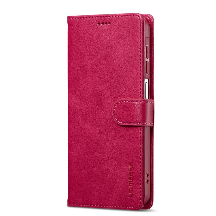 For Samsung Galaxy S25 FE 5G LC.IMEEKE Calf Texture Leather Phone Case
