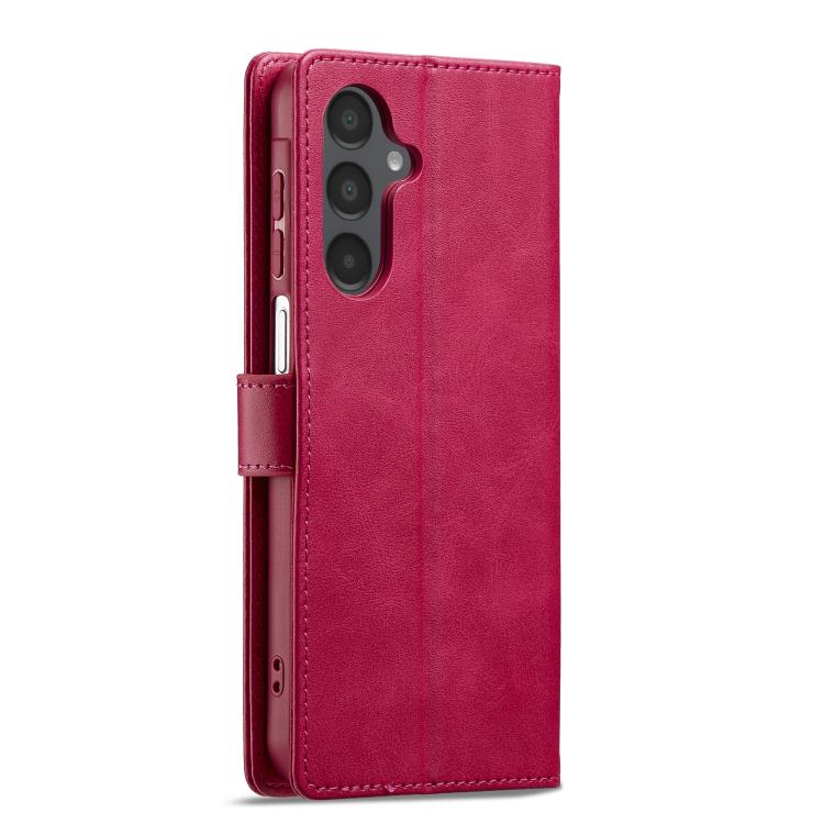 For Samsung Galaxy S25 FE 5G LC.IMEEKE Calf Texture Leather Phone Case
