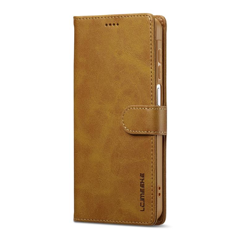 For Samsung Galaxy S25 FE 5G LC.IMEEKE Calf Texture Leather Phone Case
