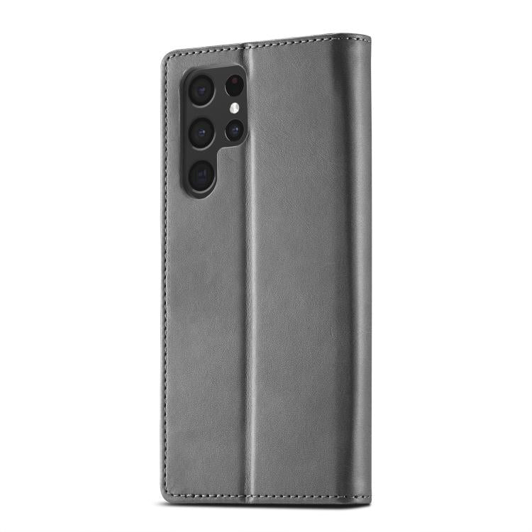 For Samsung Galaxy S26 Ultra 5G LC.IMEEKE Calf Texture Leather Phone Case