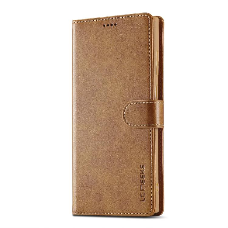 For Samsung Galaxy S26 Ultra 5G LC.IMEEKE Calf Texture Leather Phone Case