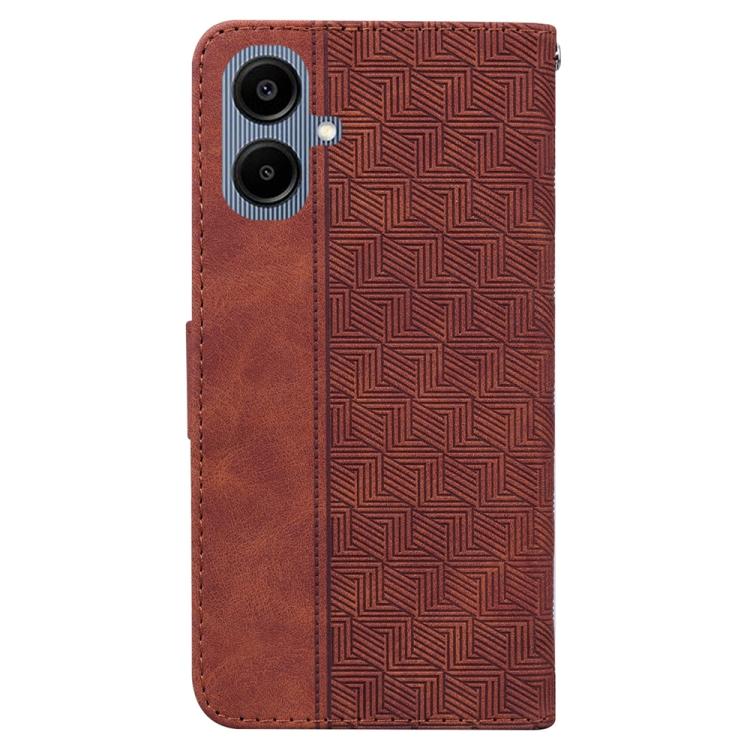 For Samsung Galaxy A07 4G / A06 4G / 5G Geometric Embossed Leather Phone Case