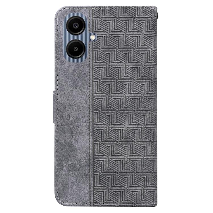 For Samsung Galaxy A07 4G / A06 4G / 5G Geometric Embossed Leather Phone Case